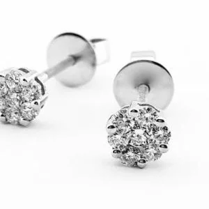 Gold earrings “Sunbeam”