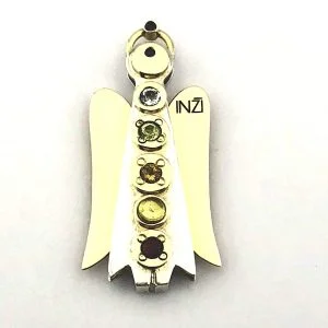 Aukso su sidabru pakabukas “INGRID INŽI” papuošalų kolekcija