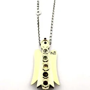 Aukso/sidabro pakabukas su auksine grandinele “INGRID INŽI”