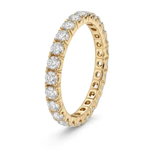 1,20 ct auksinis žiedas su Lab Grown diamonds geltono aukso 3