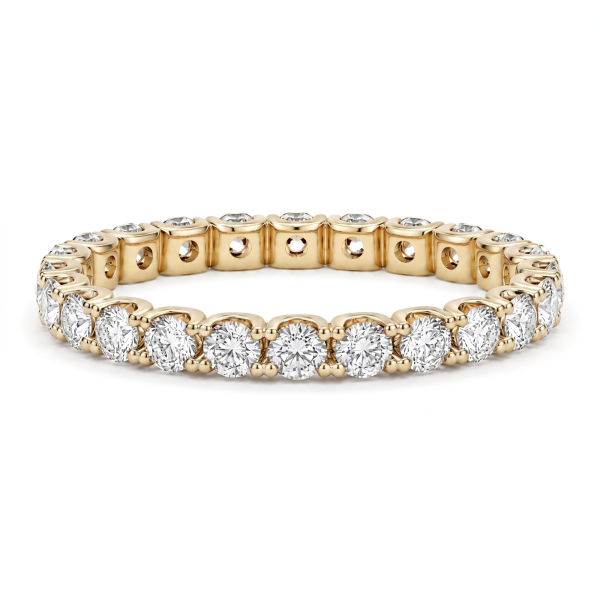 1,20 ct auksinis žiedas su Lab Grown diamonds geltono aukso