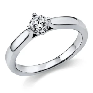 Engagement ring with 0.30 carat diamond – Deimantinis