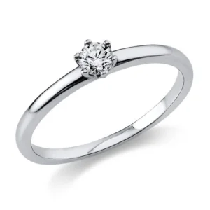 Sužadėtuvių žiedas su 0.10 karato deimantu – Excellent