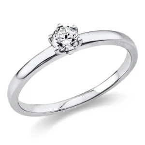 Sužadėtuvių žiedas su 0.20 karato deimantu – Excellent
