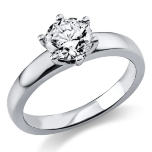 Sužadėtuvių žiedas su 1.00 karato deimantu – Excellent
