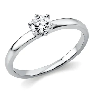 Sužadėtuvių žiedas su 0.30 karato deimantu – Excellent