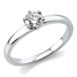 Pierścionek zaręczynowy z diamentem 0.40 karata – Excellent