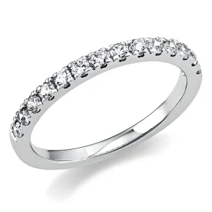 Žiedas su deimantais – Deimantinė juostelė 0.42 karatai