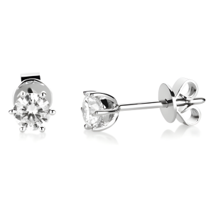 Auskarai vinukai su deimantais - Deimantai (0.30 ct)