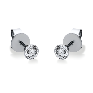 Auskarai vinukai su deimantais - Akutės (0.60 ct)