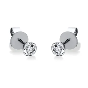 Auskarai vinukai su deimantais - Akutės (0.60 ct)