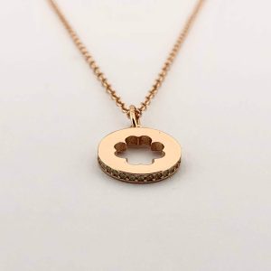 Gold-plated pendant "Lucky Clover" from the "Baby Fashion Gold" collection