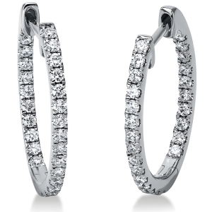 Auskarai rinkutės su deimantais - Deimantai (0.54 ct)