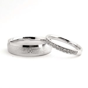 VESTUVINIŲ ŽIEDŲ INDIVIDUALUS UŽSAKYMAS – AUGIS IR SIGA (0,63 ct) (KAINA NURODYTA UŽ DU ŽIEDUS)