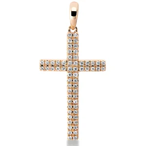 Zelta krustiņš ar dimantiem (0.14 ct)