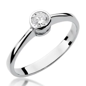 Sužadėtuvių žiedas su deimantu – Modern (0,30 ct)