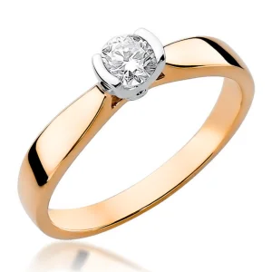 Sužadėtuvių žiedas su deimantu – Infinity (0,30 ct)