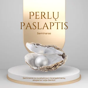 Seminaras – Perlų paslaptis. Tas paslaptingas perlu spindesys… Kiekvieno vis kitoks..