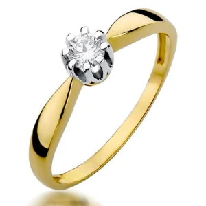 Sužadėtuvių žiedas su deimantu - Diamond Sun (0,20 ct)