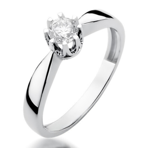 Sužadėtuvių žiedas su deimantu - Diamond Sun (0,30 ct)