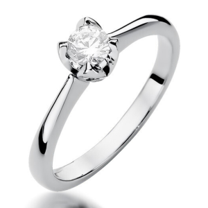 Sužadėtuvių žiedas su deimantu - Indivi (0,30 ct)