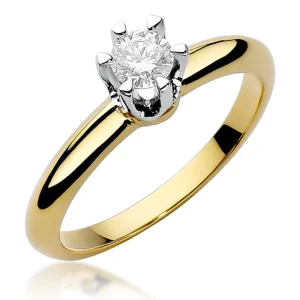 Saderināšanās gredzens ar dimantu - Solitaire (0,30 ct)