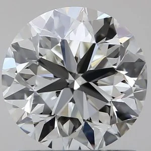 ROUND 1.02 Karatai Spalva I Švarumu VVS1