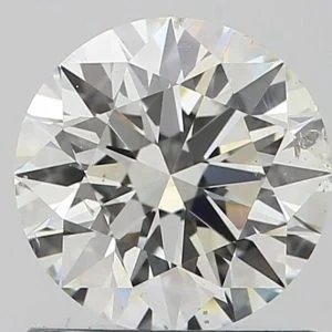 ROUND 1.0 Karatai Spalva H Švarumu SI1