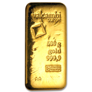Valcambi 500 g Investicinio Aukso Luitas