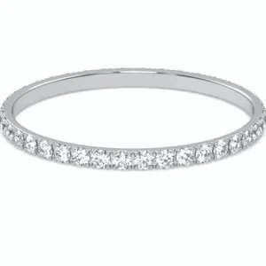 Balto aukso žiedas „Deimantinė saulutė“ su deimantais (0,20 ct)