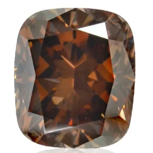 Naujasis natūralus šedevras: 1,04 ct rudos spalvos Cushion formos deimantas