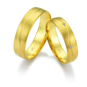 ОБРУЧАЛЬНОЕ КОЛЬЦО «УЛЫБКА» (с бриллиантами)