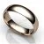 Rhodium-plated white gold