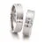 Rhodium-plated white gold