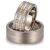 Rhodium-plated white gold