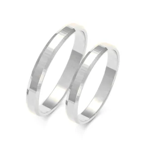 Vestuviniai žiedai – Moderni klasika (3mm) (pora)