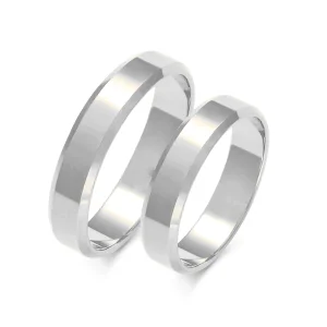 Vestuviniai žiedai – Klasikinis Modernumas (4,5 mm) (pora)