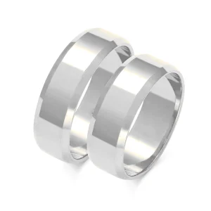 Vestuviniai žiedai – Klasikinis Modernumas (6,5 mm) (pora)