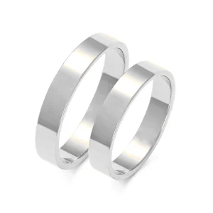 Vestuviniai žiedai – Modernus dizainas (4 mm) (pora)