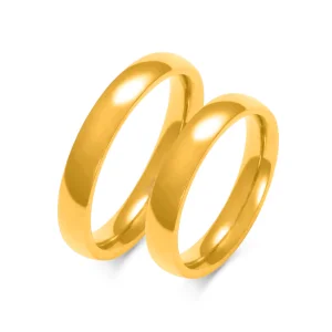 Vestuviniai žiedai – Klasikiniai (4 mm) (pora)