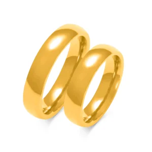 Vestuviniai žiedai – Klasikiniai (4.5 mm) (pora)