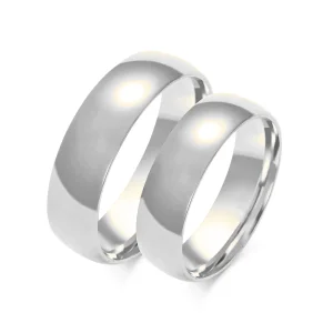 Klasikiniai vestuviniai žiedai – Klasika (6 mm) (pora)