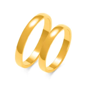 Klasikiniai vestuviniai žiedai – Klasika 2024 (3 mm) (pora)