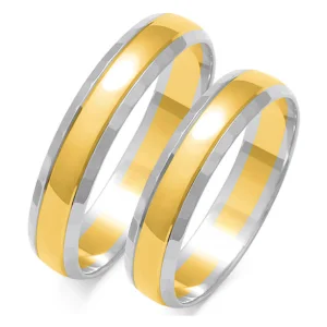 Vestuviniai žiedai – Jūrų Krašteliai (4.5 mm) (pora)