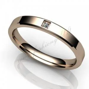 VESTUVINIS ŽIEDAS “GELTONAS PAŽADAS SU DEIMANTU” – GAMYBA