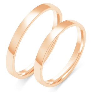 Vestuviniai žiedai – Klasika (2.5 mm) (pora)