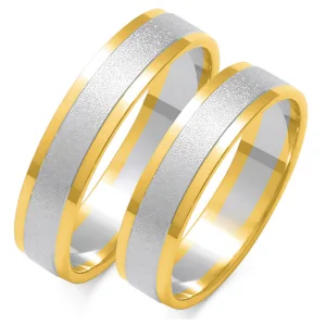 Vestuviniai žiedai – Matinis paviršius (5 mm) (pora)
