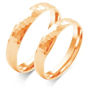 Vestuviniai žiedai – Saulės spindesys (4 mm) (pora)