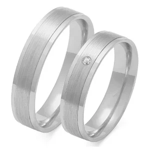 Vestuviniai žiedai – Trejybės paslaptis (5 mm) (0,02 ct) (pora)