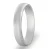 Rhodium-plated white gold